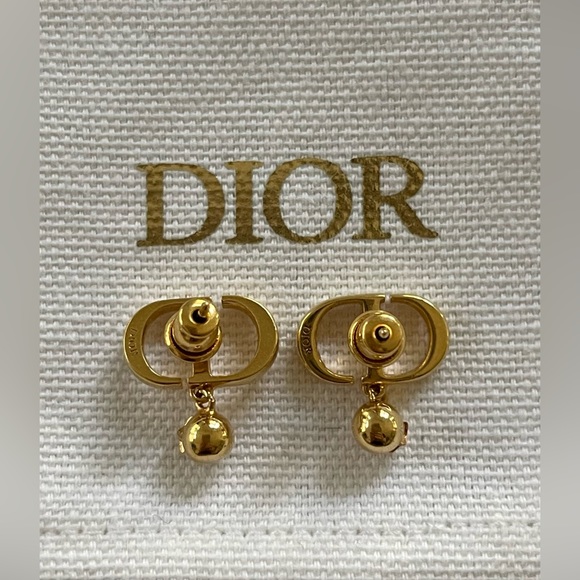 Authentic Dior Stud Earrings - Picture 2 of 6